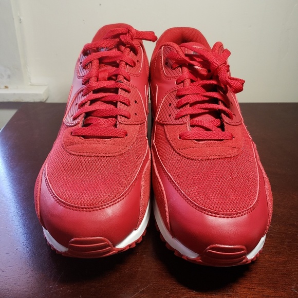 Nike Air Max 90 Gym Red 537384-604 Sz 14 - Picture 2 of 7